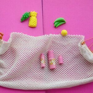 Barbie Island Fun doll hammock fruit house beach  party 80s